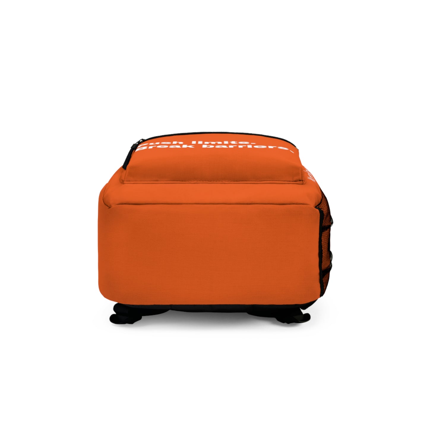 Break Barriers Orange Backpack