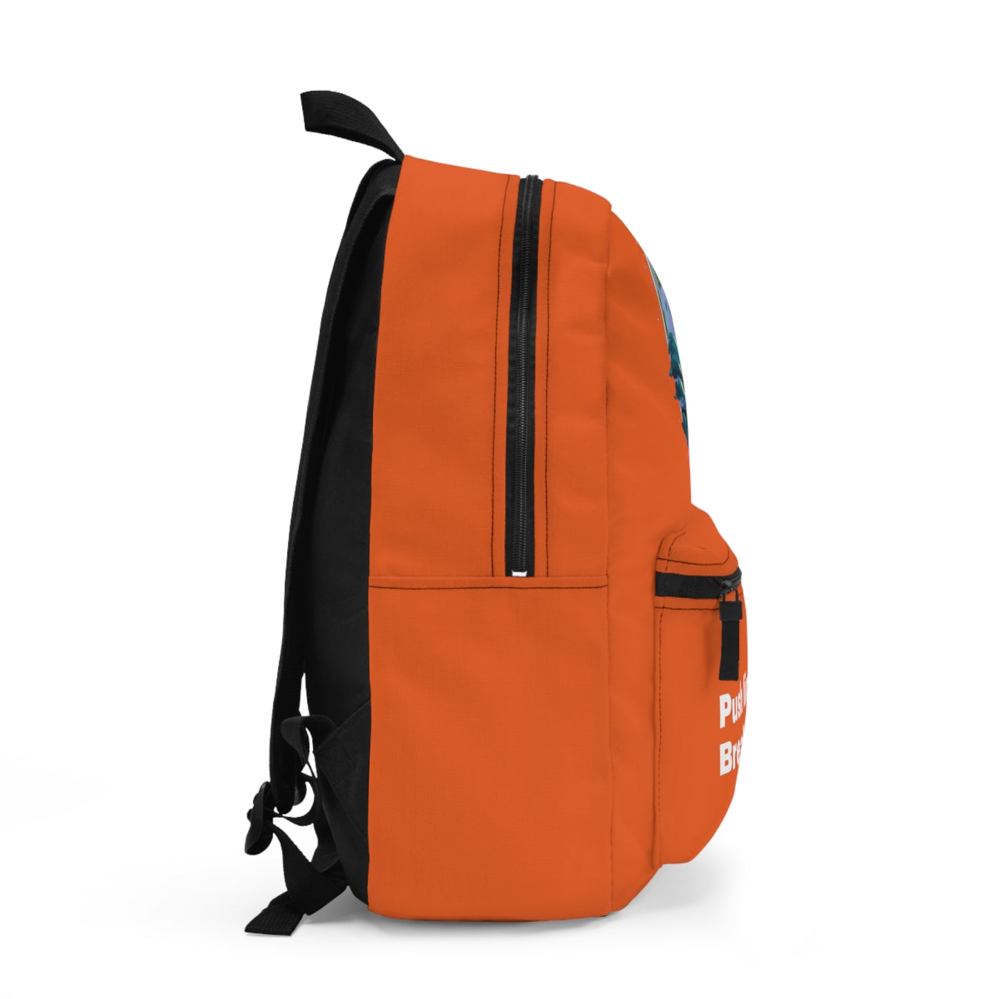 Break Barriers Orange Backpack