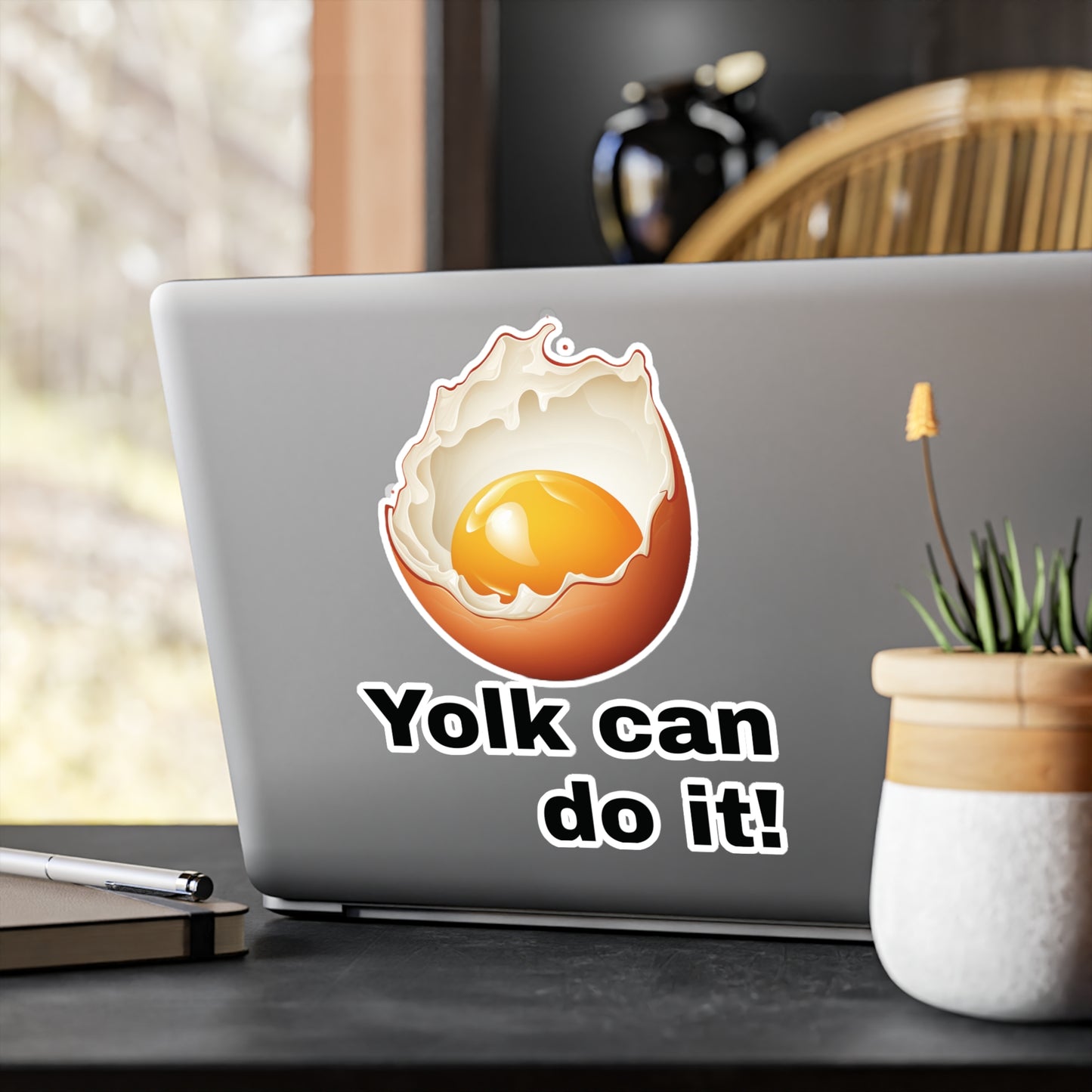 Yolk can do it! Vinyl Stickers