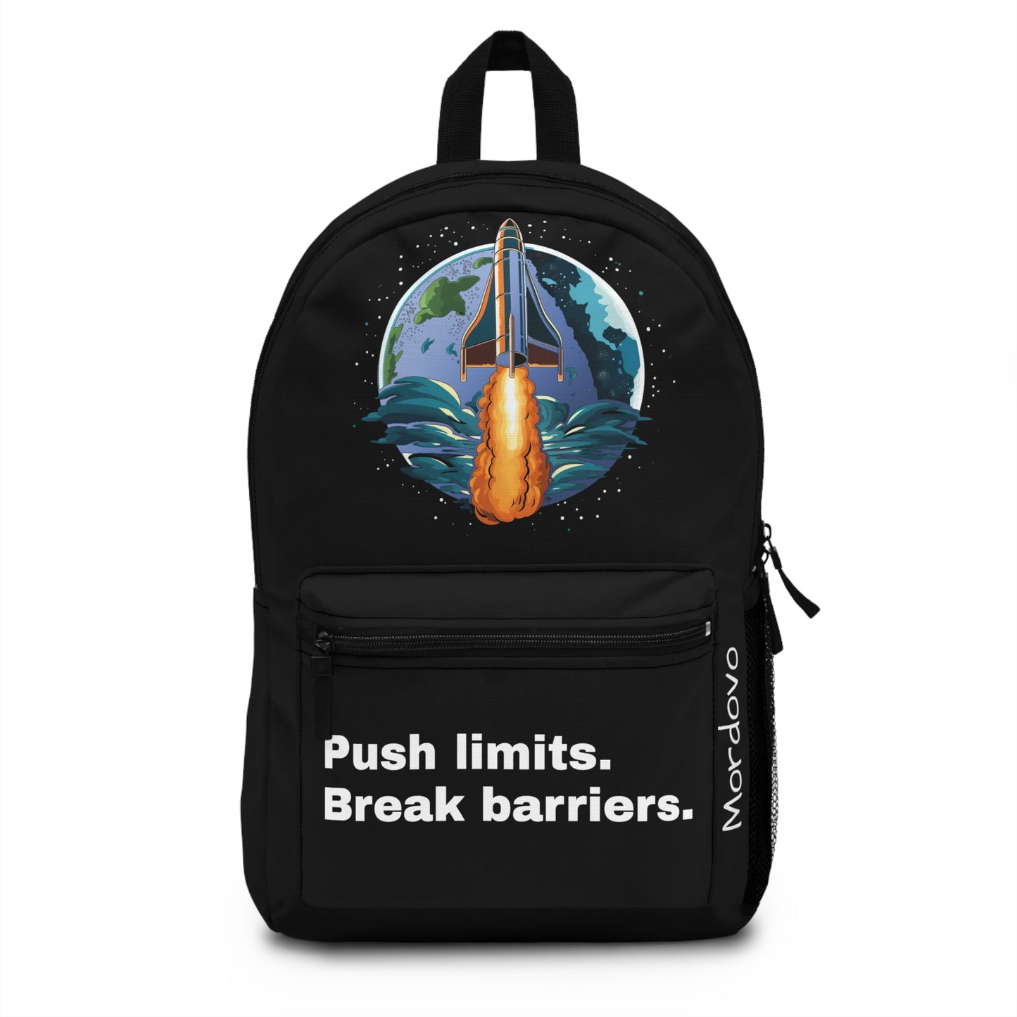 Break Barriers Black Backpack