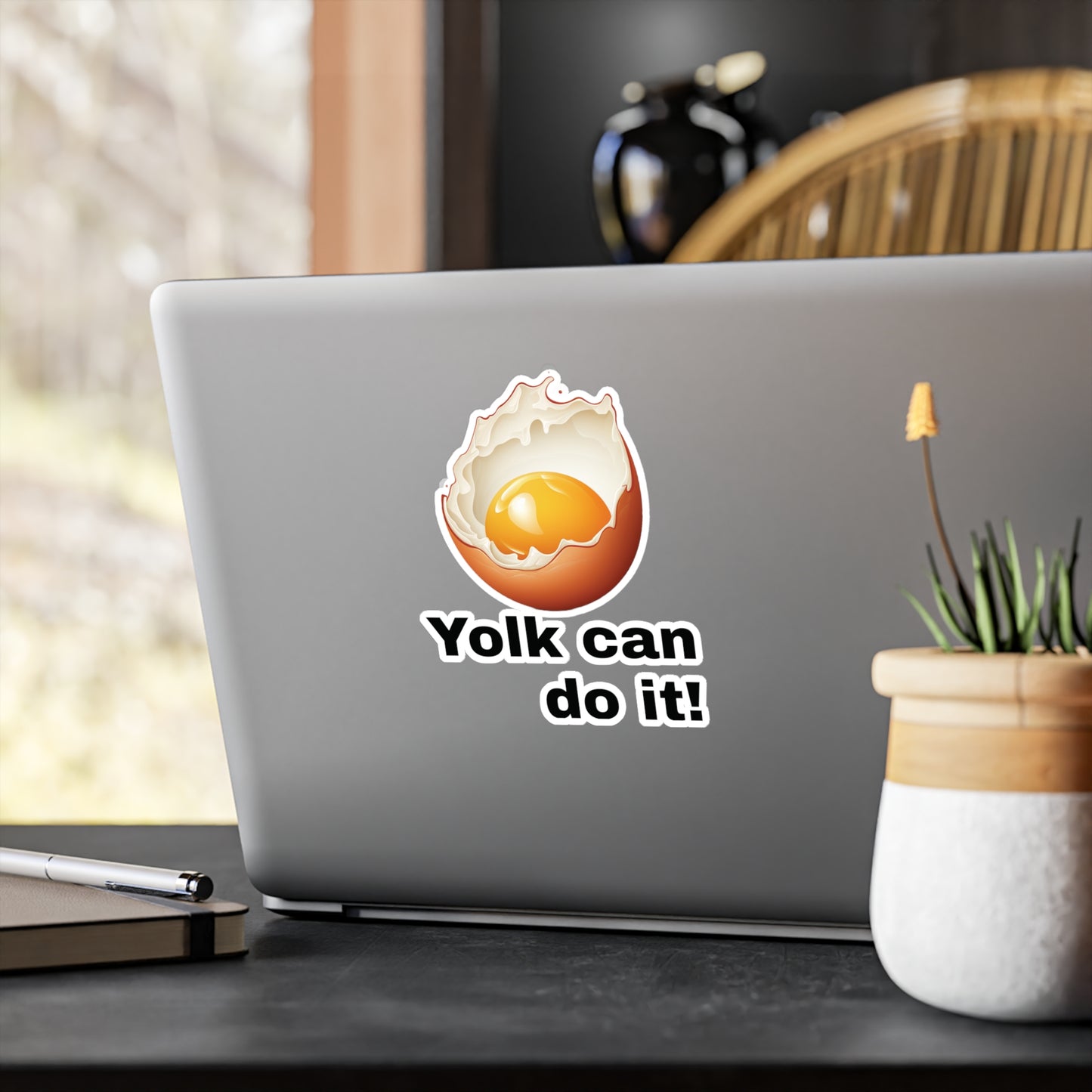 Yolk can do it! Vinyl Stickers