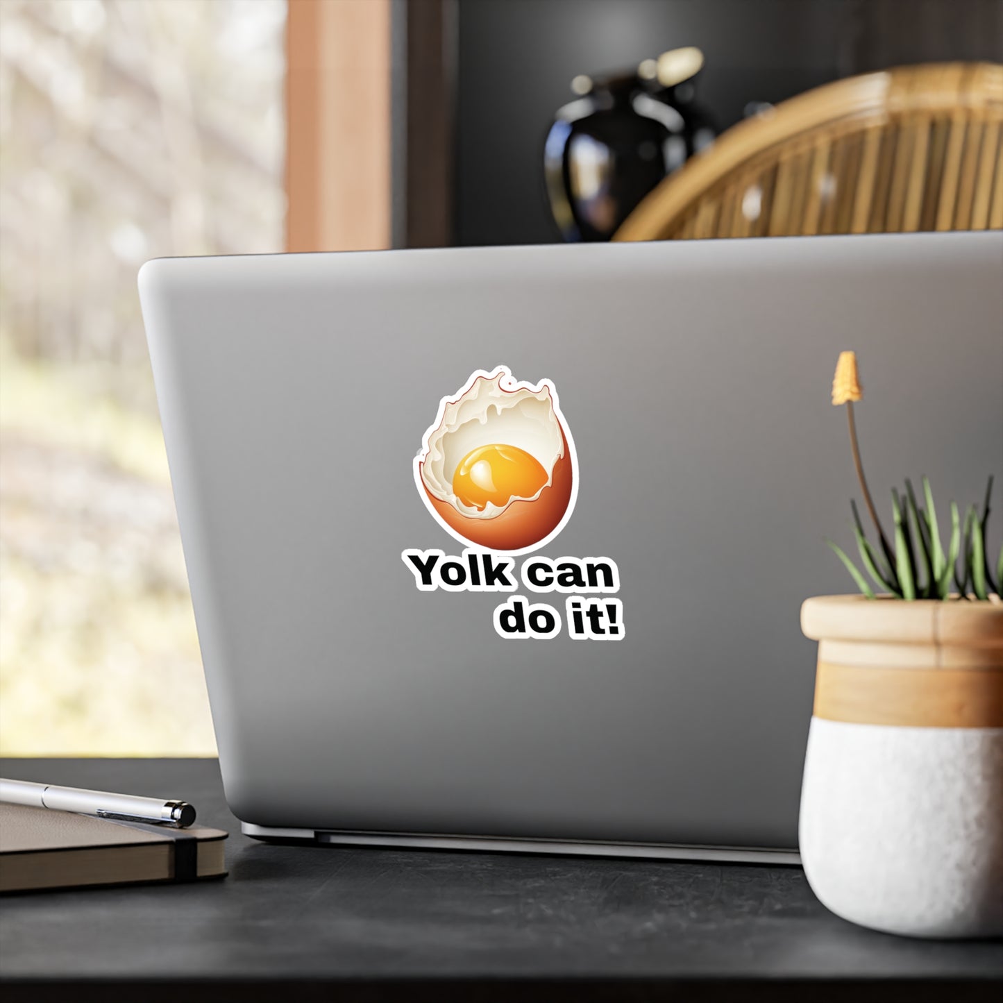 Yolk can do it! Vinyl Stickers