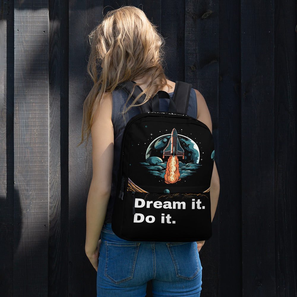 Dream It. Black Backpack