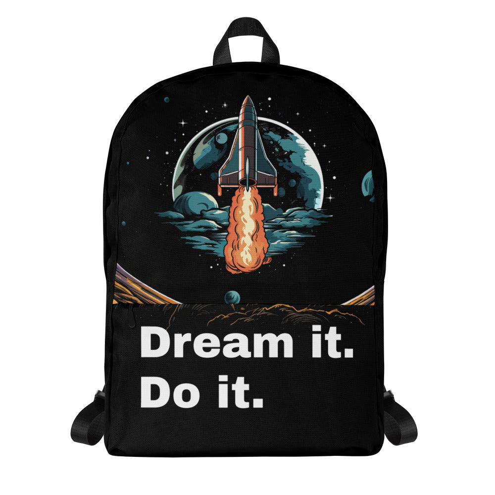 Dream It. Black Backpack