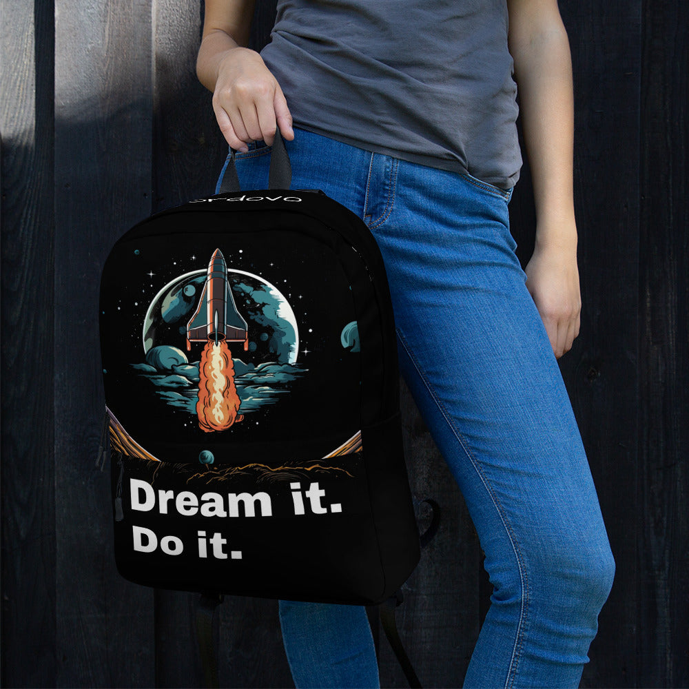 Dream It. Black Backpack