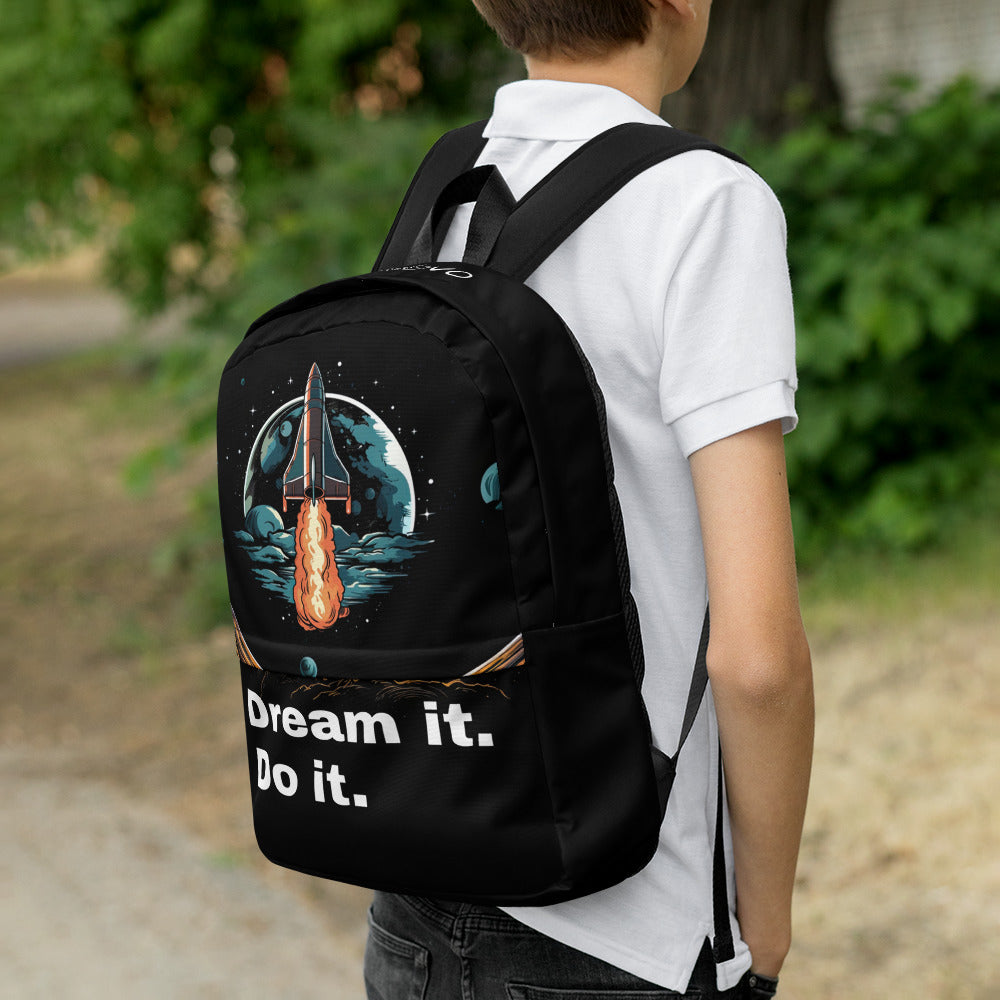 Dream It. Black Backpack